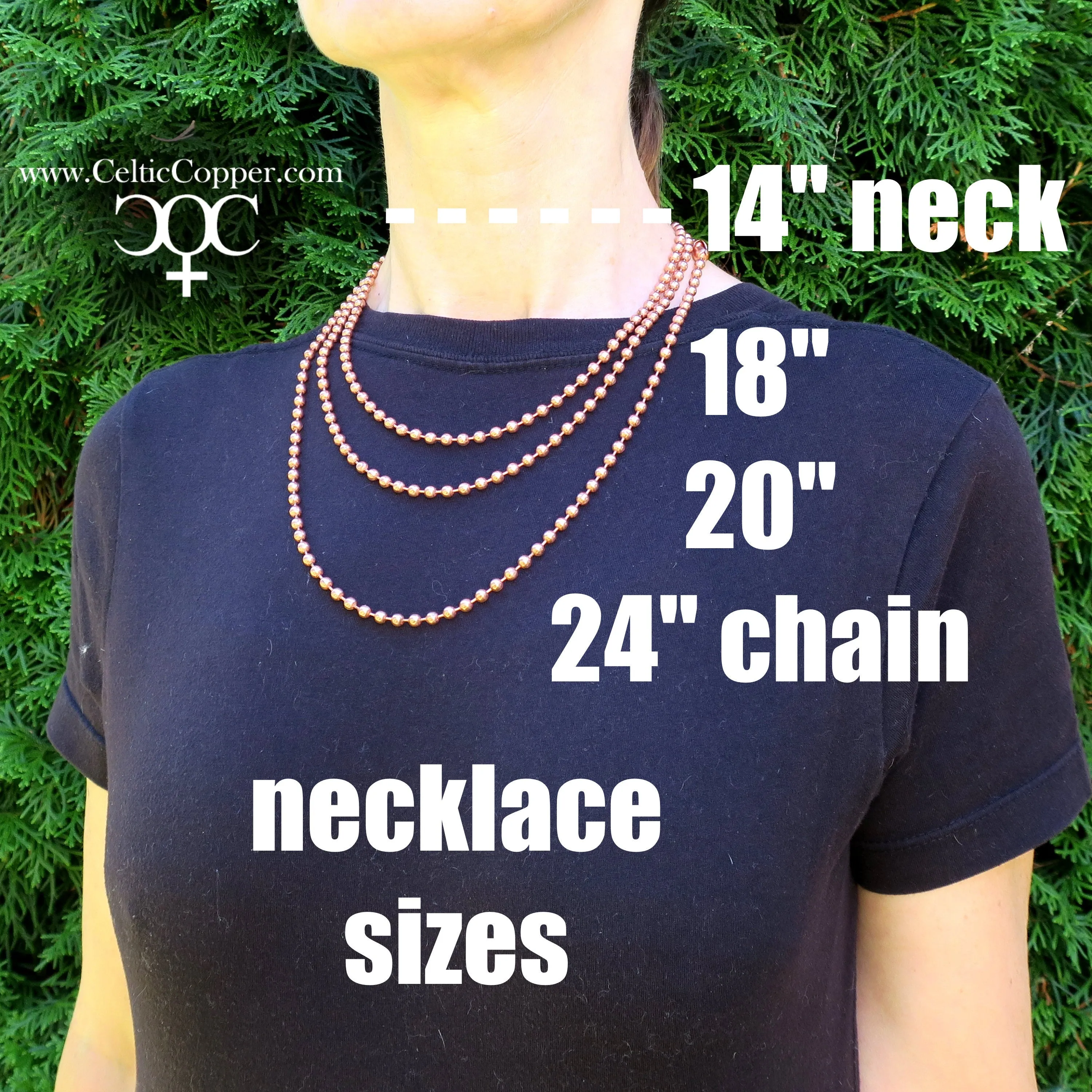 Solid Copper Necklace Chain Heavy Cuban Curb Chain Necklace NC76 Rugged 10mm Solid Copper Curb Chain Necklace 18 Inch Chain