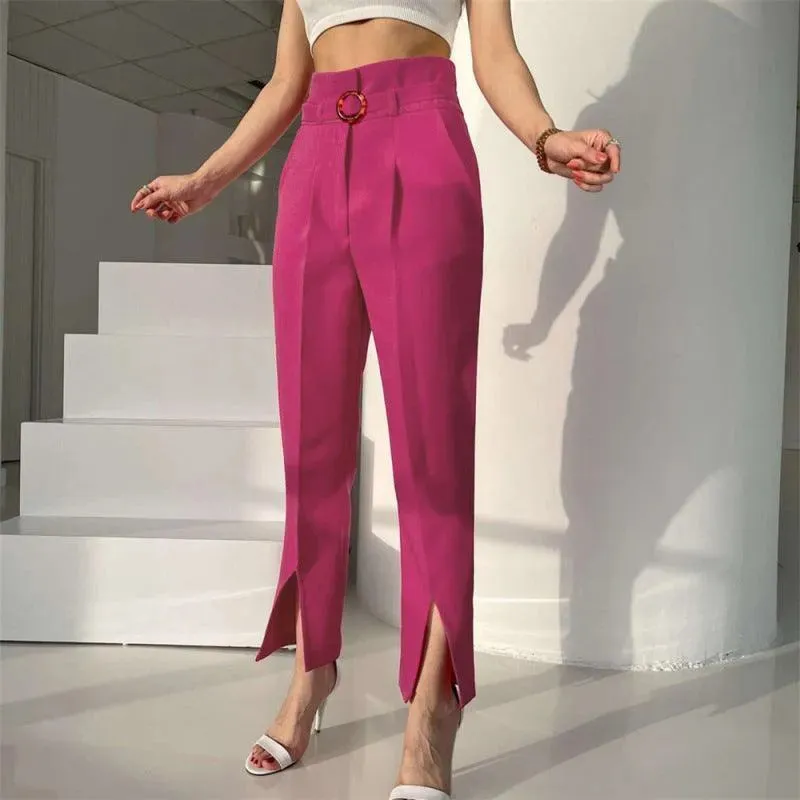 Stylish Front Pleated Women Pants