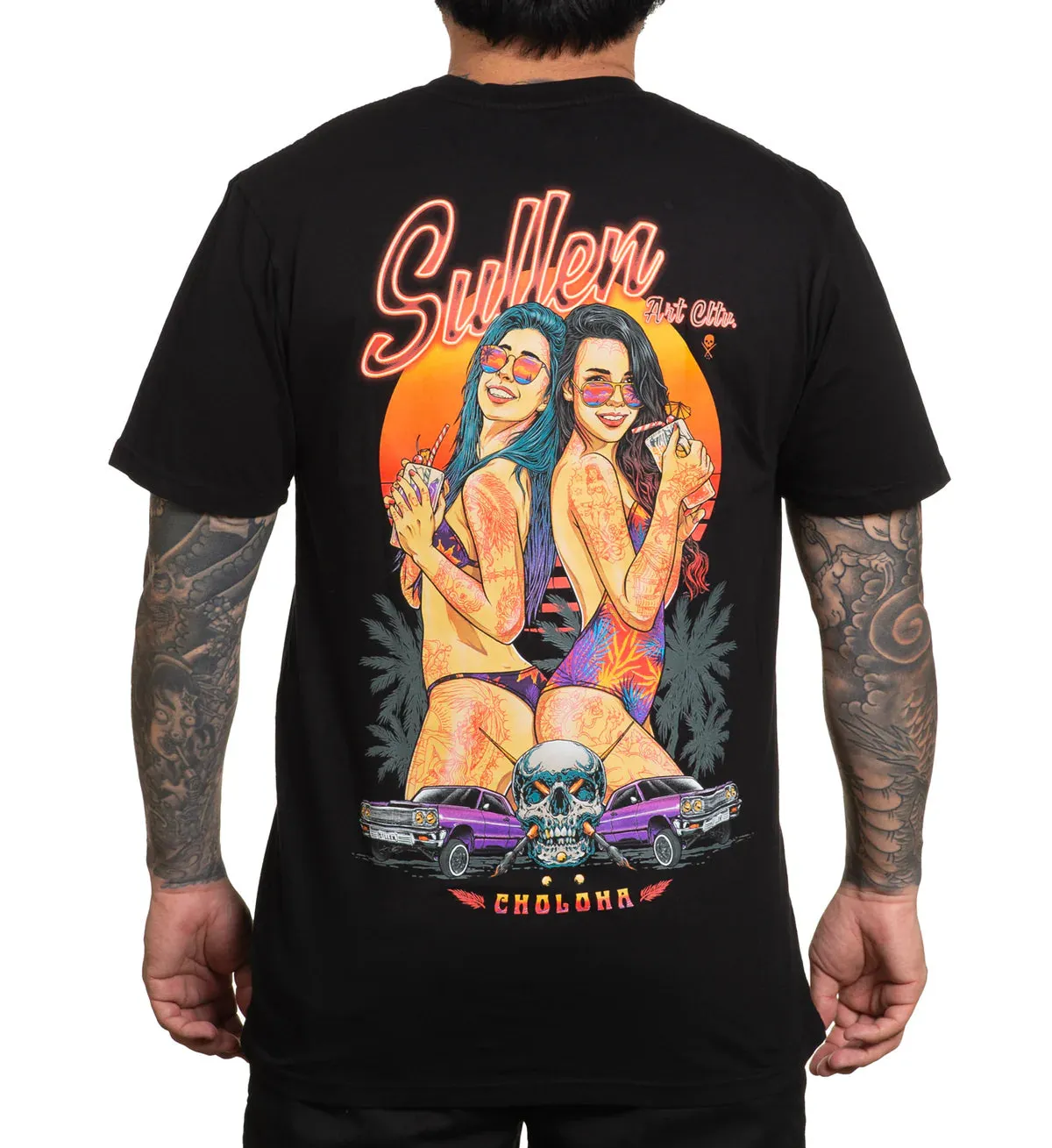 Sullen Double Trouble Tee Black