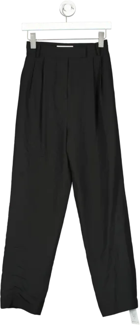 the frankie shop Black Wide Leg Trouser UK XS