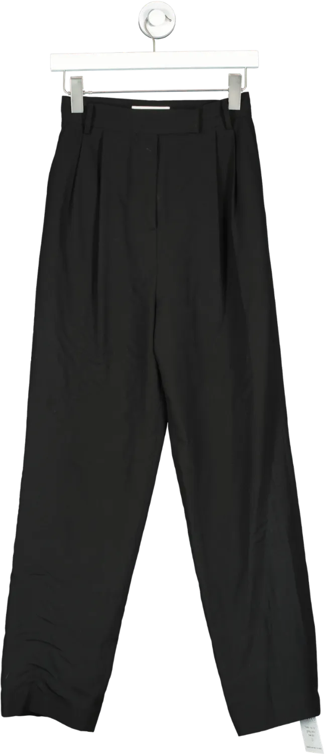 the frankie shop Black Wide Leg Trouser UK XS