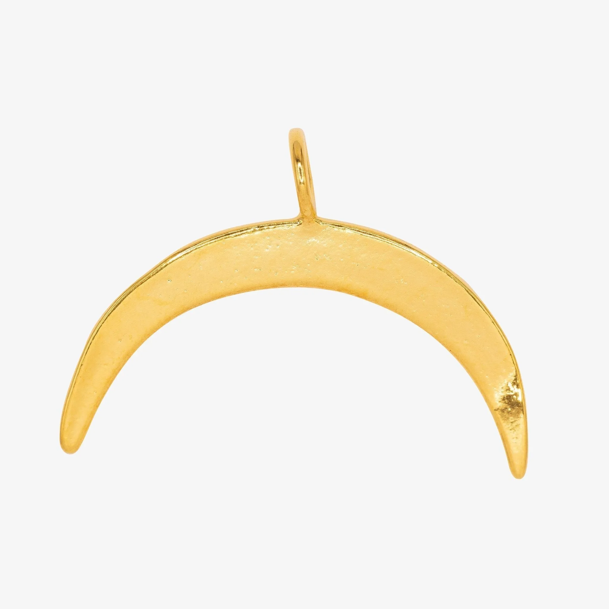 Thin Crescent Moon Wholesale Charm 14K Gold, Solid 14K Gold, 298G