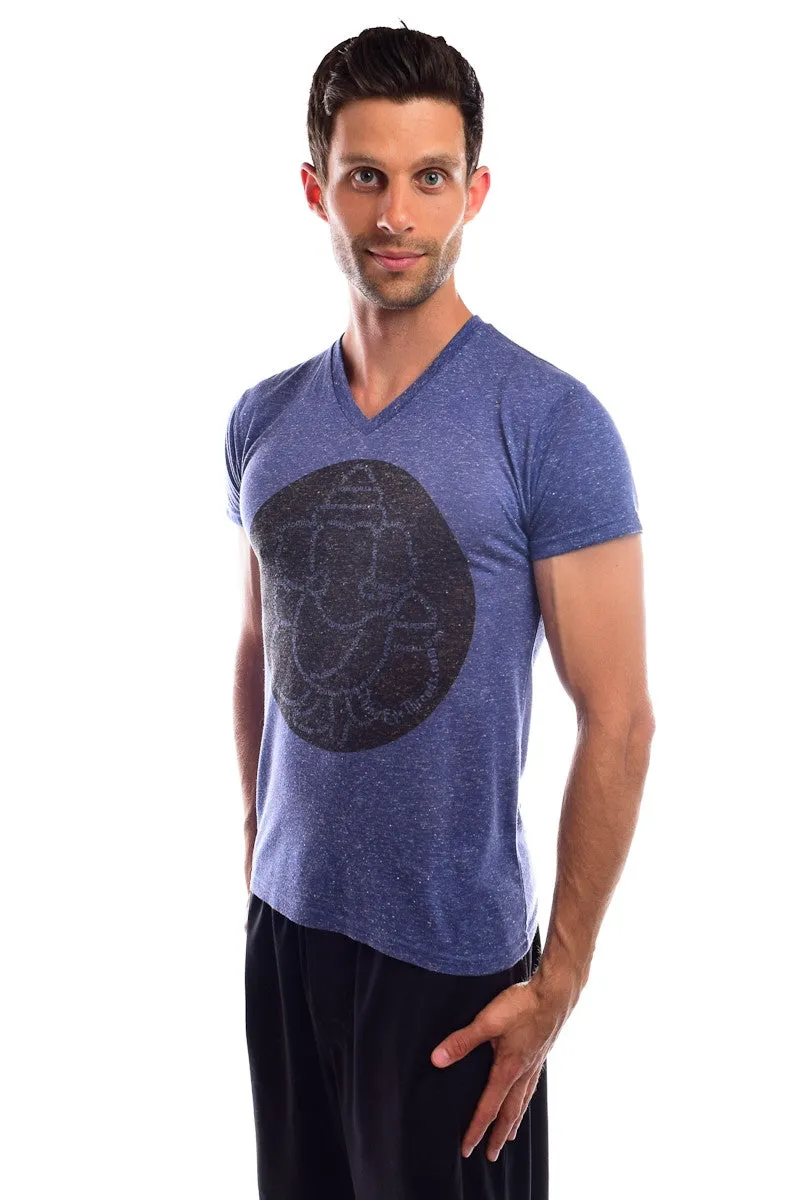 Third Eye Manifesto on Linen Blend V-Neck