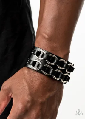 Throttle It Out Black-Urban Bracelet