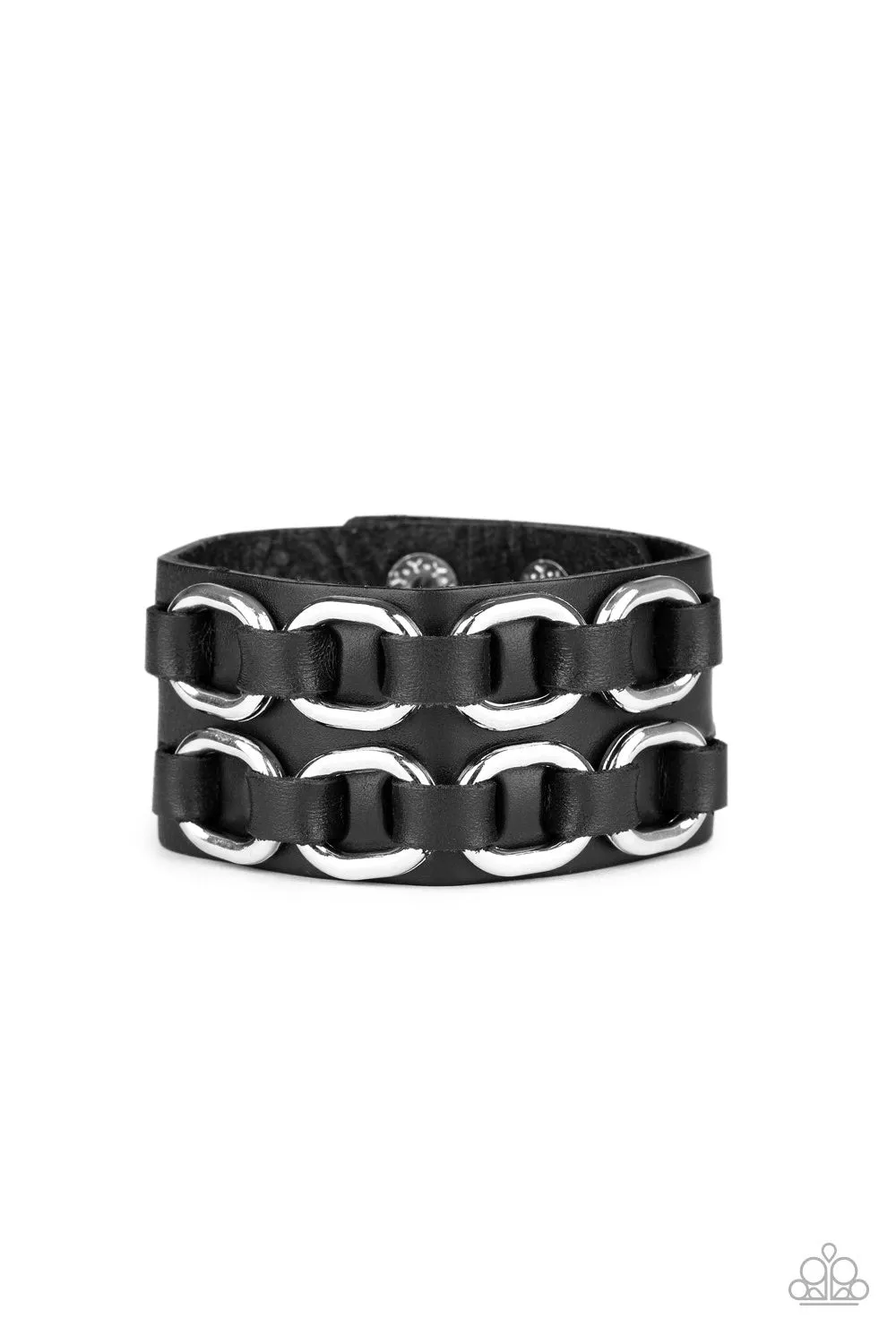 Throttle It Out Black-Urban Bracelet