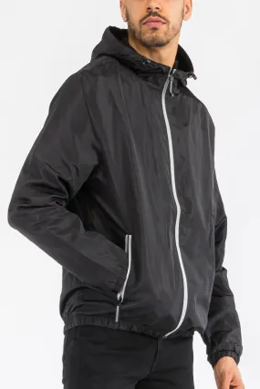 Waterproof Reflective Zipper Windbreaker